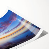 Extra large rolled print of line art flowers in soft pastel shades, ideal for large living room wall art.