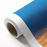 Art Deco poster of Atlanta skyline in pastel shades on rolled canvas, ideal for nursery wall art.