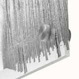 Large abstract wall art featuring muted earth tones on acrylic glass.