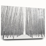 Large abstract wall art depicting Idaho scenery in muted earth tones on acrylic glass.