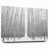 Large abstract wall art depicting Idaho scenery in muted earth tones on acrylic glass.