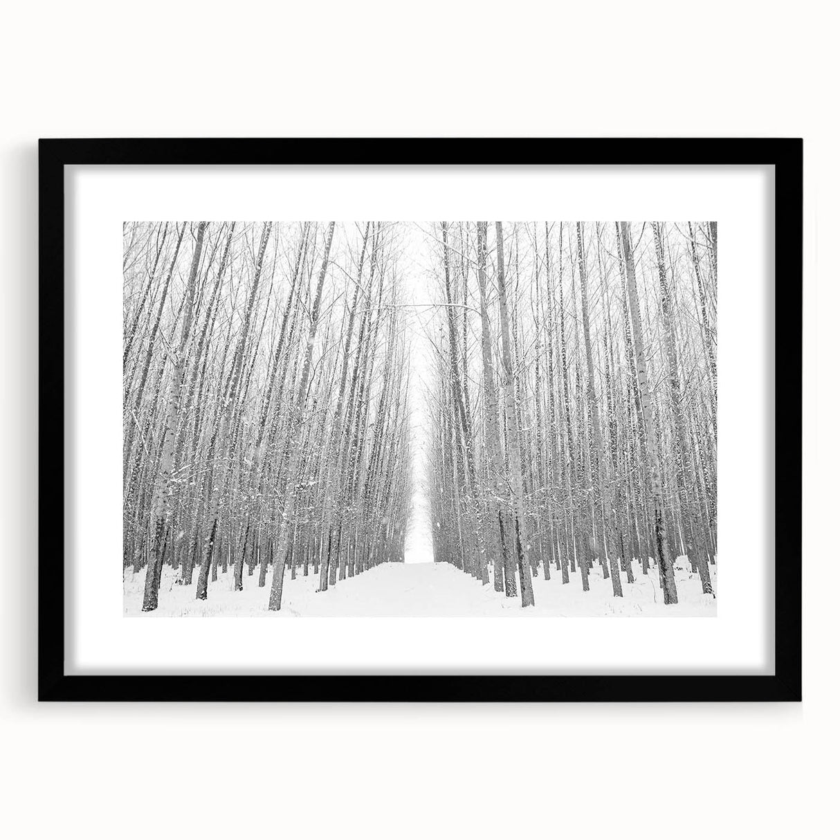 Extra large abstract art print featuring textured, colorful art of Idaho scenery in a black frame.