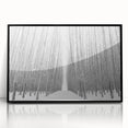 Large abstract wall art of Idaho scenery in muted earth tones on a framed acrylic, suited for modern art wall decor.