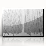 Large abstract wall art of Idaho scenery in muted earth tones on a framed acrylic, suited for modern art wall decor.