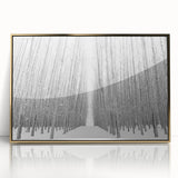 Framed acrylic print of a serene Idaho landscape in muted earth tones, ideal for modern art wall decor.