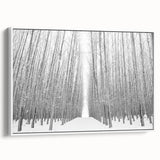 Vintage poster art of an Idaho scenery on framed canvas, featuring vibrant colors, ideal for living room decor.