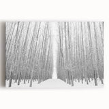 Black and white scenic Idaho landscape on large stretched canvas, ideal for kitchen wall art.