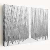 Idaho landscape on stretched canvas with vibrant green and blue tones, suitable for kitchen wall art.