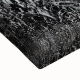 Black and white landscape art painting of Iowa scenery on large stretched canvas, suitable for bedroom wall decor.