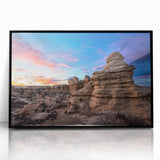 Large abstract wall art of Kansas scenery in muted earth tones on a framed acrylic, suitable for modern living room decor.