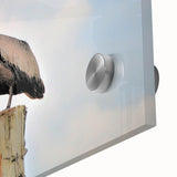 Large abstract wall art depicting Louisiana scenery in muted earth tones on acrylic glass, ideal for dining room ambiance.