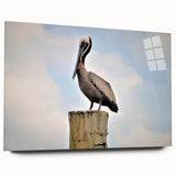 Large abstract wall art of Louisiana scenery in muted earth tones on acrylic glass, ideal for bedroom or dining room decor.