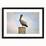 Abstract art print of colorful, textured Louisiana scenery on a large canvas, framed in black.