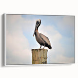 Vintage poster art of Louisiana scenery on a framed canvas, featuring vibrant colors against a black backdrop.