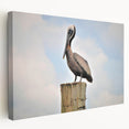 Large canvas print of a Louisiana bayou landscape in muted green and blue tones, ideal for kitchen wall art.