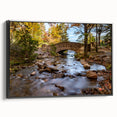 Black and white landscape art of Acadia, Maine on framed canvas, suitable for bedroom wall decor.