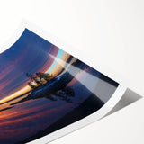 Extra large wall art featuring line art flowers in black and white on a rolled print, ideal for large living room decor.