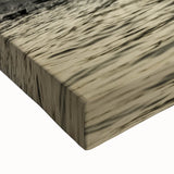 Black and white landscape art painting of Michigan’s Upper Peninsula on stretched canvas, ideal for bedroom wall decor.