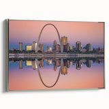 Framed canvas landscape art painting of St.