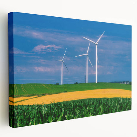 Large canvas print of a Nebraska landscape in earthy tones, suitable for kitchen wall art.