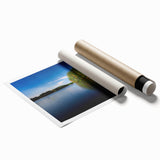 Extra large rolled print of a New Hampshire scenery with vibrant floral elements, ideal for classy bathroom wall art.