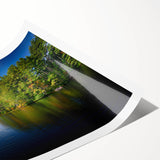 Extra large wall art featuring line art flowers in black and white, printed on rolled canvas.