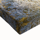 Black and white landscape art painting of the Blue Ridge Mountains on stretched canvas, ideal for bedroom wall decor.