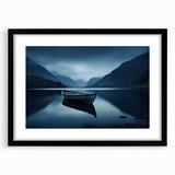 Abstract art print of Adirondacks with vibrant, colorful textures on a large framed canvas, ideal for living room decor.