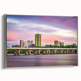 Framed canvas landscape art painting depicting a colorful Oklahoma scenery, ideal for enhancing living room decor.