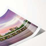 Extra large wall art featuring line art flowers in black on a white background, suitable for large living room decor.