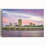 Black and white large art print of Oklahoma scenery on stretched canvas, suitable for kitchen wall art.