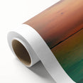 Art deco poster of Dallas skyline in pastel shades on rolled canvas, ideal for nursery wall art.