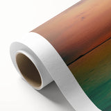 Art deco poster of Dallas skyline in pastel shades on rolled canvas, ideal for nursery wall art.