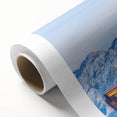 Art Deco style poster of Salt Lake City with pastel shades on rolled canvas, ideal for nursery wall art.