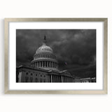 Textured abstract art print of Washington D.C.