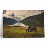 Black and white stretched canvas of Olympic National Park scenery, ideal for kitchen wall art or bedroom ambiance.