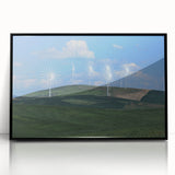 Large abstract wall art of Palouse, Washington, in muted earth tones on framed acrylic, suited for modern living room decor.