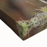 Black and white landscape art painting of the Grand Tetons on stretched canvas, suitable for bedroom wall decor.