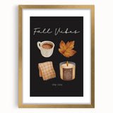 Extra large abstract art print with textured autumnal hues in a gold frame, ideal for living room decor.