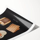 Extra large wall art featuring line art flowers in muted earth tones on a rolled canvas, ideal for large living room decor.