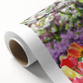 Art deco poster depicting spring season with soft pastel shades on rolled canvas, ideal for nursery wall art.