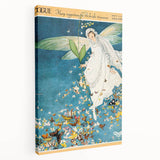 Vogue Art Print - 1915 Whimsical Bride Illustration Wall Decor