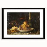 Extra large abstract art print featuring vibrant, textured colors on a black framed canvas, ideal for living room decor.