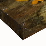 Black and white landscape art painting on stretched canvas, depicting a serene mountainous scene, ideal for bedroom wall art.