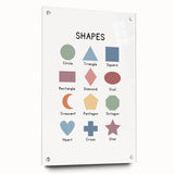 Modern Typography Wall Art - Geometric Shapes Poster Print