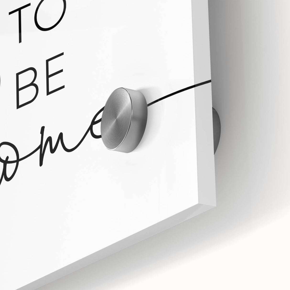 Modern Typography Wall Art - "It's So Good to Be Home" Print