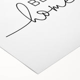 Modern Typography Wall Art - "It's So Good to Be Home" Print
