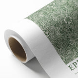 Biblical Typography Wall Art - Ephesians 2:8 Floral Canvas Print