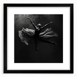 Leap of Grace – Elegant Emotive Ballerina Fine Art Wall Print