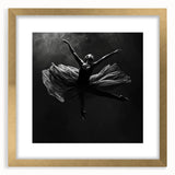 Leap of Grace – Elegant Emotive Ballerina Fine Art Wall Print